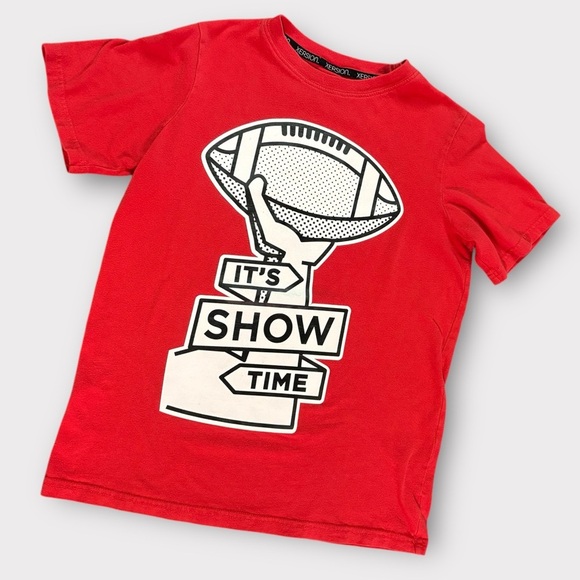 Xersion Other - Xersion Red Short Sleeve Football Graphic Tee, Boys Medium